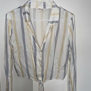 Long sleeve crop top